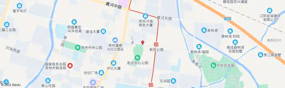 常州庐山路汉江路_公交站地图_常州公交_妙搜公交查询2025