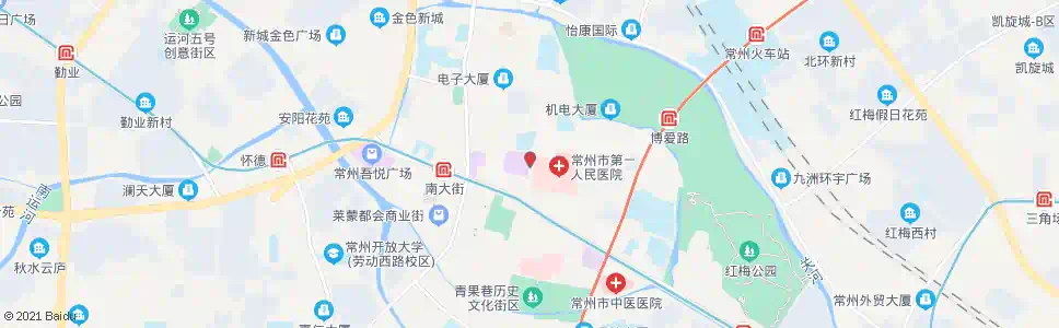 常州小营前路桥市场_公交站地图_常州公交_妙搜公交查询2025