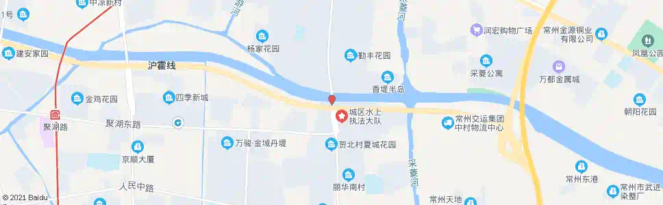 常州阳湖大桥(夏城北路)_公交站地图_常州公交_妙搜公交查询2025