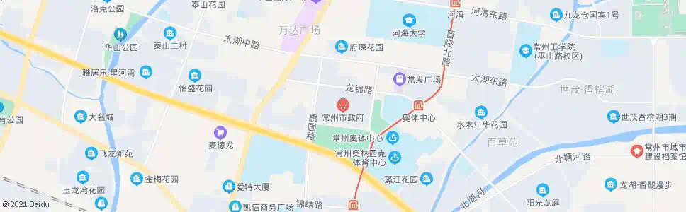 常州市政府_公交站地图_常州公交_妙搜公交查询2025