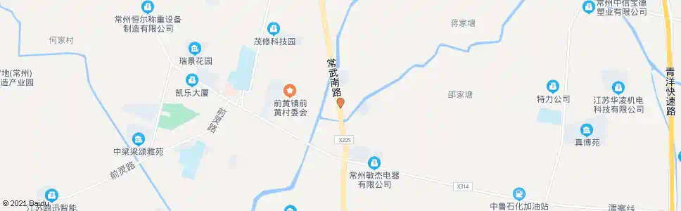 常州前黄北_公交站地图_常州公交_妙搜公交查询2025