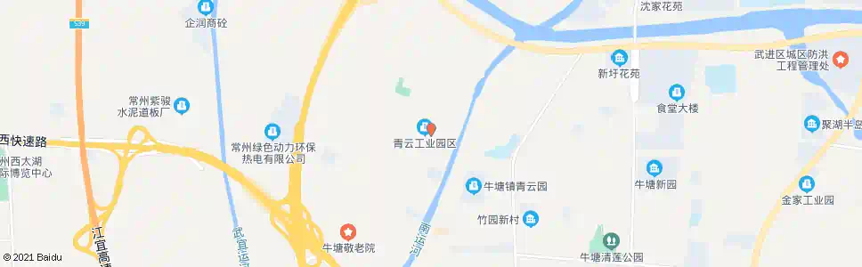 常州青云村_公交站地图_常州公交_妙搜公交查询2025