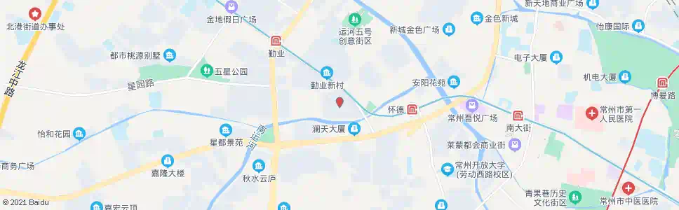 常州勤德家园_公交站地图_常州公交_妙搜公交查询2025