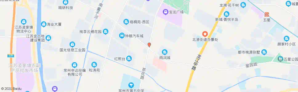 常州茶花路棕榈路_公交站地图_常州公交_妙搜公交查询2025