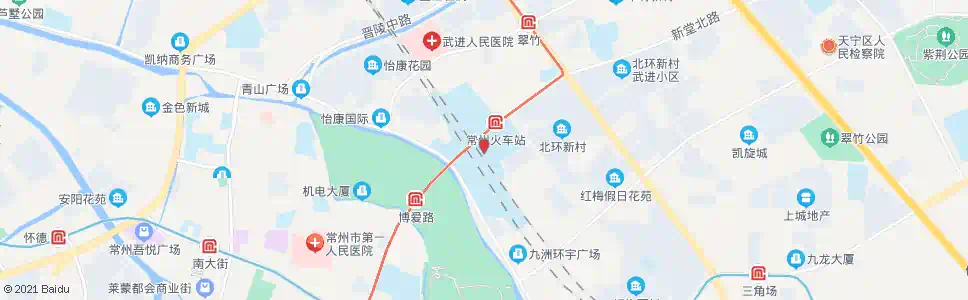 常州峰影西路_公交站地图_常州公交_妙搜公交查询2025
