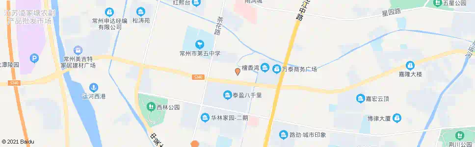 常州花园公交中心站_公交站地图_常州公交_妙搜公交查询2025