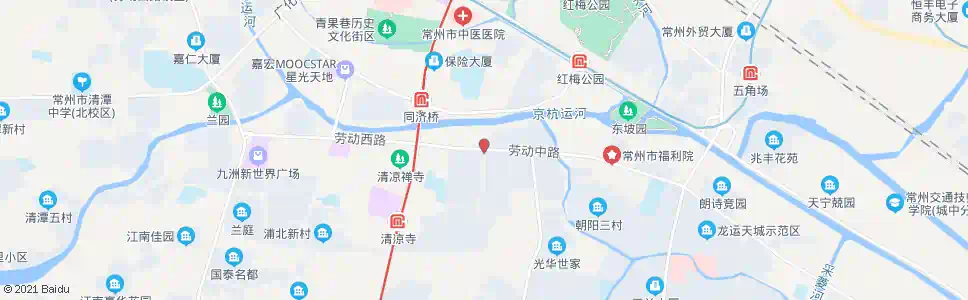 常州同济桥东_公交站地图_常州公交_妙搜公交查询2025