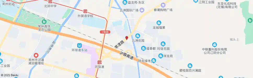 常州龙虎塘东_公交站地图_常州公交_妙搜公交查询2025