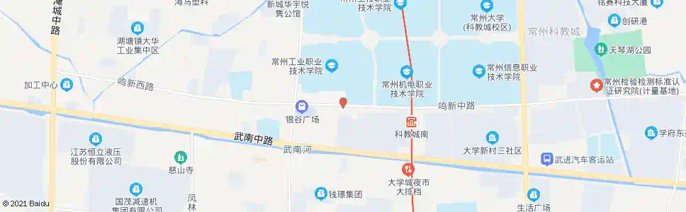常州鸣新路兰陵路_公交站地图_常州公交_妙搜公交查询2025