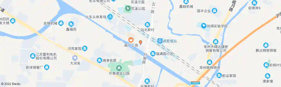 常州戚大街_公交站地图_常州公交_妙搜公交查询2025