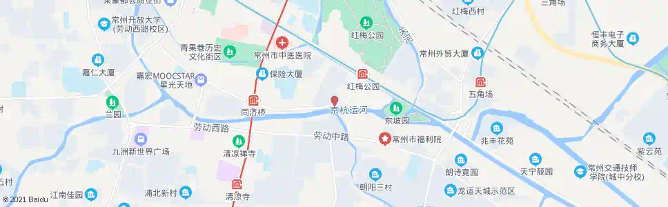 常州桃园新村_公交站地图_常州公交_妙搜公交查询2025