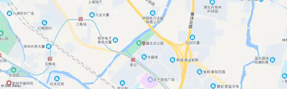 常州云青路横塘河东路_公交站地图_常州公交_妙搜公交查询2025