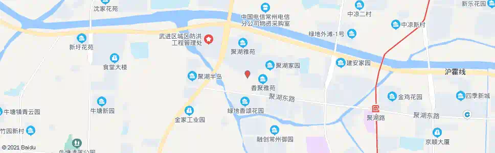 常州聚湖家园南_公交站地图_常州公交_妙搜公交查询2025