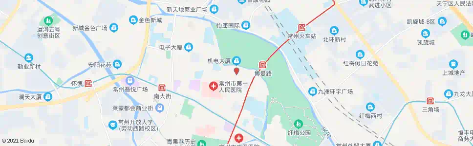 常州鹤园路局前街_公交站地图_常州公交_妙搜公交查询2025