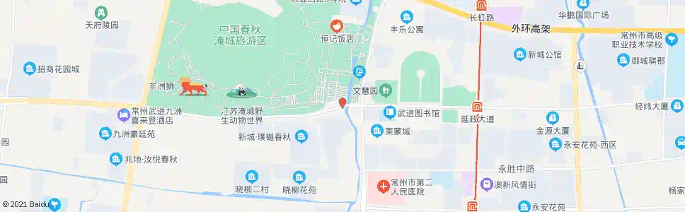 常州延政大道兰陵路_公交站地图_常州公交_妙搜公交查询2025