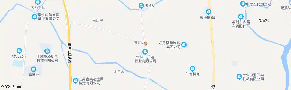 常州毛家村_公交站地图_常州公交_妙搜公交查询2025