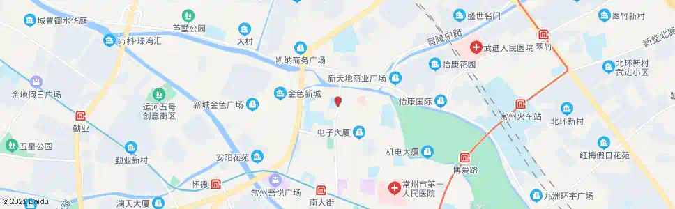常州西上园_公交站地图_常州公交_妙搜公交查询2025