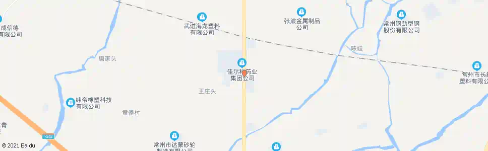 常州国松涂料公司_公交站地图_常州公交_妙搜公交查询2025