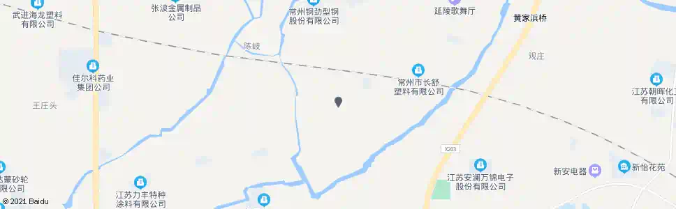 常州蔡岐村西_公交站地图_常州公交_妙搜公交查询2025