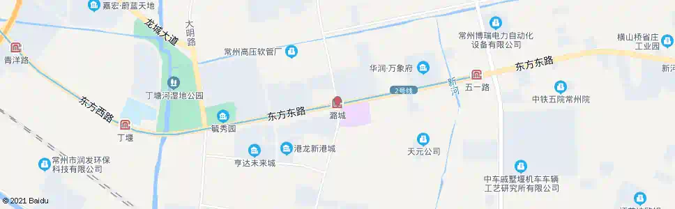 常州潞城_公交站地图_常州公交_妙搜公交查询2025