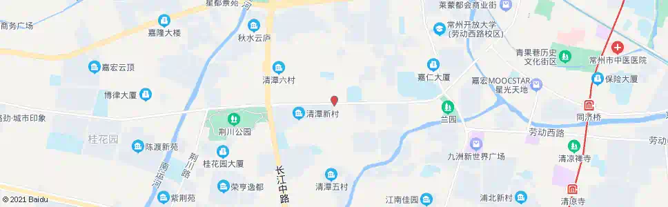 常州清潭东_公交站地图_常州公交_妙搜公交查询2025