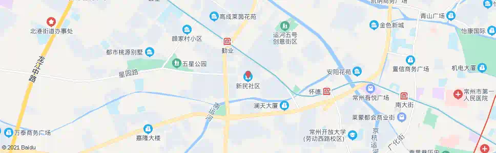 常州朱家村(长江北路)_公交站地图_常州公交_妙搜公交查询2025