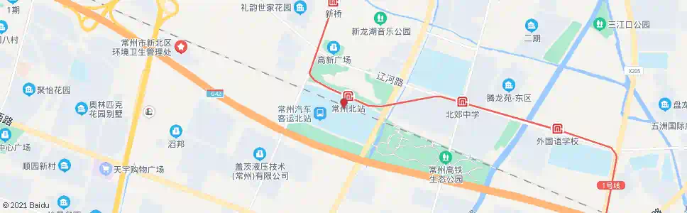 常州北港_公交站地图_常州公交_妙搜公交查询2025