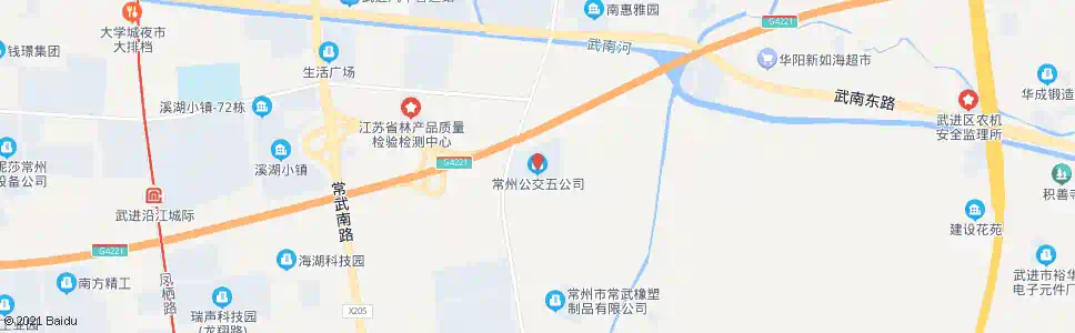 常州公交五公司(武南路)_公交站地图_常州公交_妙搜公交查询2025