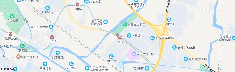 常州横塘河东路东方路_公交站地图_常州公交_妙搜公交查询2025