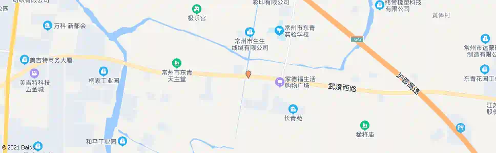 常州东青西站_公交站地图_常州公交_妙搜公交查询2025
