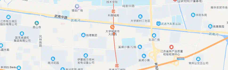 常州凤栖路龙潜路_公交站地图_常州公交_妙搜公交查询2025