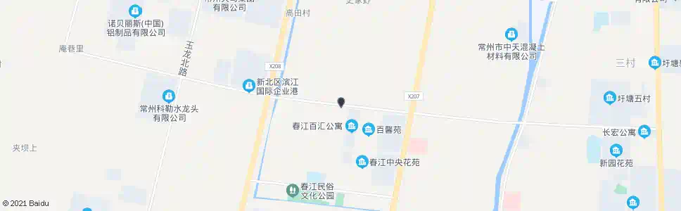 常州谈家村(春江镇)_公交站地图_常州公交_妙搜公交查询2025