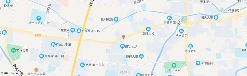 常州花园西郡_公交站地图_常州公交_妙搜公交查询2025