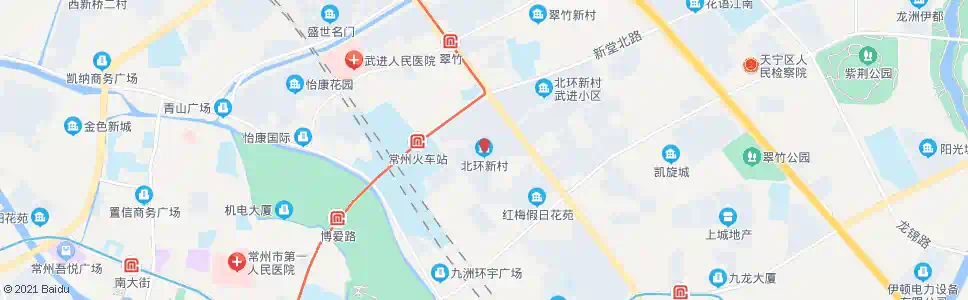 常州北环新村_公交站地图_常州公交_妙搜公交查询2025