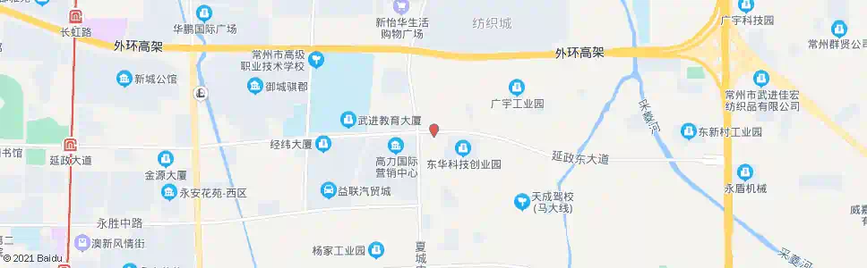 常州延政大道丽华路_公交站地图_常州公交_妙搜公交查询2025