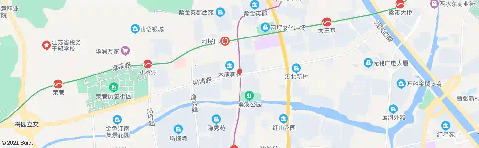 常州蠡溪路(梁清路)_公交站地图_常州公交_妙搜公交查询2025