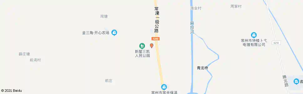 常州新屋村民_公交站地图_常州公交_妙搜公交查询2025