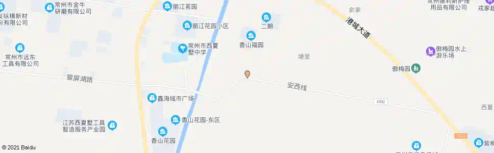 常州西夏墅东_公交站地图_常州公交_妙搜公交查询2025