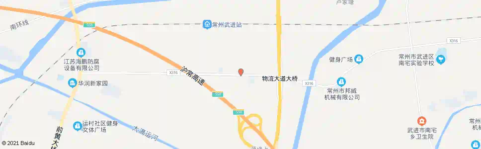 常州农场村_公交站地图_常州公交_妙搜公交查询2025