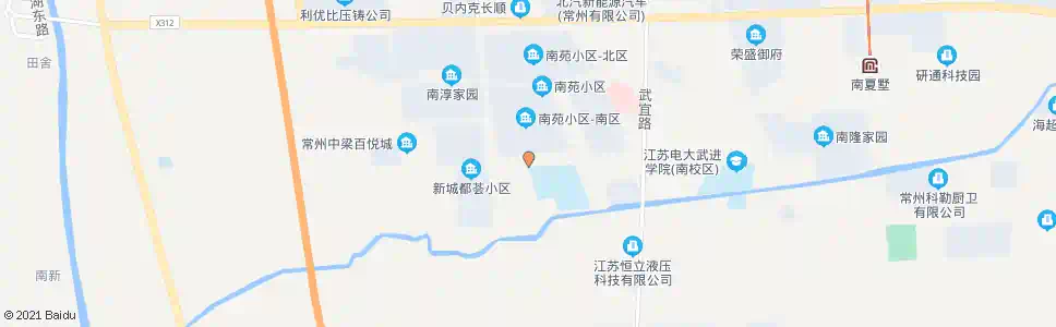 常州南夏墅中学_公交站地图_常州公交_妙搜公交查询2025