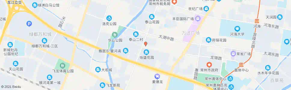 常州龙锦路泰山路_公交站地图_常州公交_妙搜公交查询2025