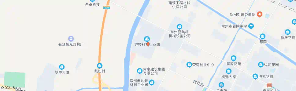常州科技创业中心_公交站地图_常州公交_妙搜公交查询2025