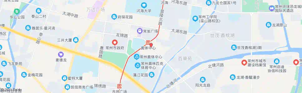 常州龙锦路晋陵路_公交站地图_常州公交_妙搜公交查询2025
