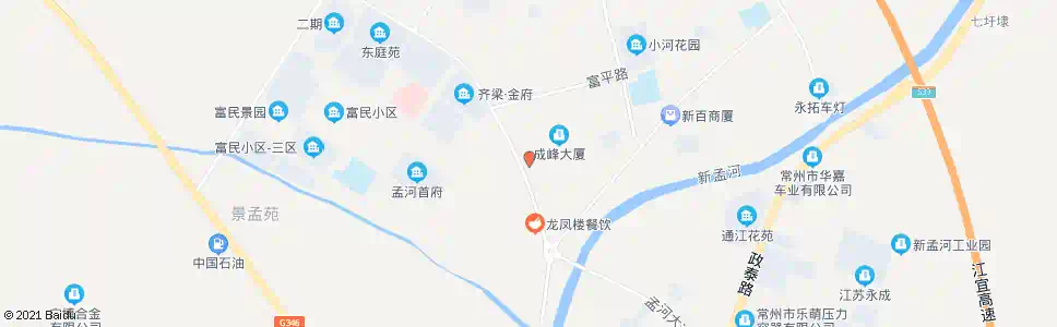 常州孟河镇政府(孟河大道)_公交站地图_常州公交_妙搜公交查询2025
