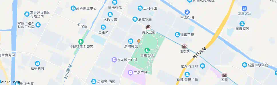 常州青枫公园西_公交站地图_常州公交_妙搜公交查询2025