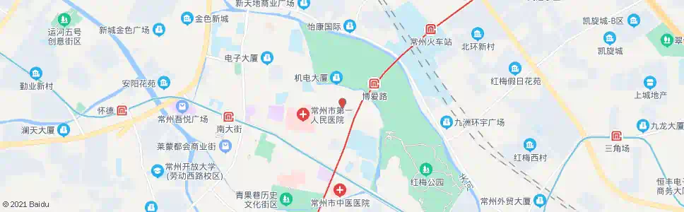 常州常州供电公司(明都大饭店)_公交站地图_常州公交_妙搜公交查询2025