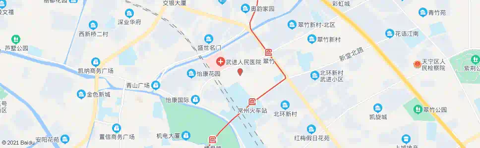 常州武进医院_公交站地图_常州公交_妙搜公交查询2025