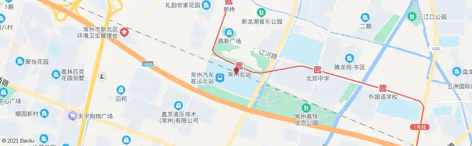 常州狄墅村北_公交站地图_常州公交_妙搜公交查询2025