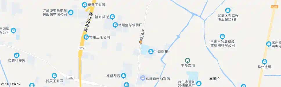 常州礼嘉小学_公交站地图_常州公交_妙搜公交查询2025