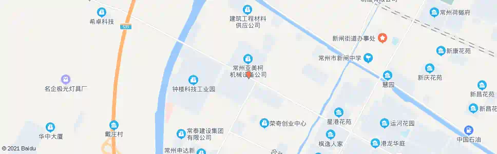 常州星港路桂花路_公交站地图_常州公交_妙搜公交查询2025